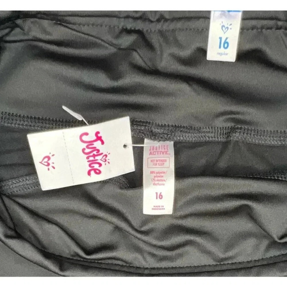 NWT Justice Active Girls Flare Leggings - Size 16 - Picture 3 of 3